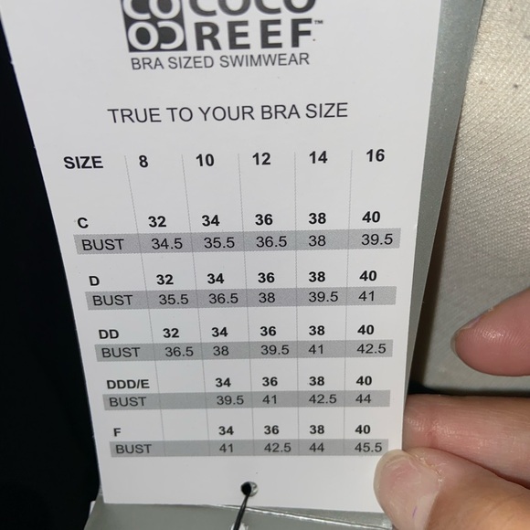 COCO REEF Bra Sized Tankini top swimwear - Picture 4 of 15